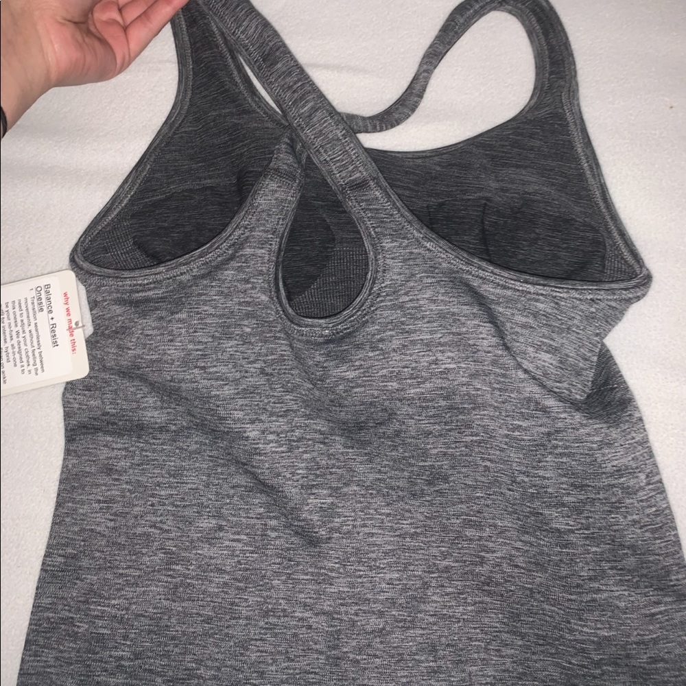 Lululemon one piece gray